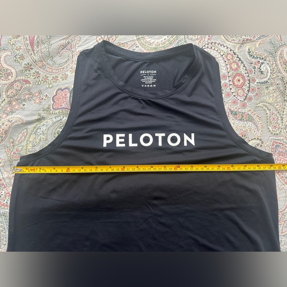 Peloton Black Tank Size L EUC